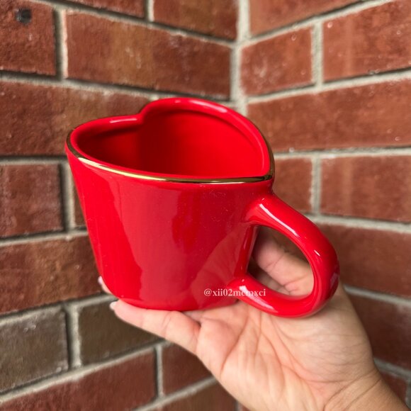 TARGET THRESHOLD VALENTINE'S DAY HEART MUG RED 1CT - Picture 2 of 5